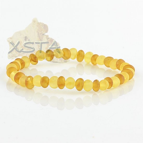 Baltic amber raw bracelet